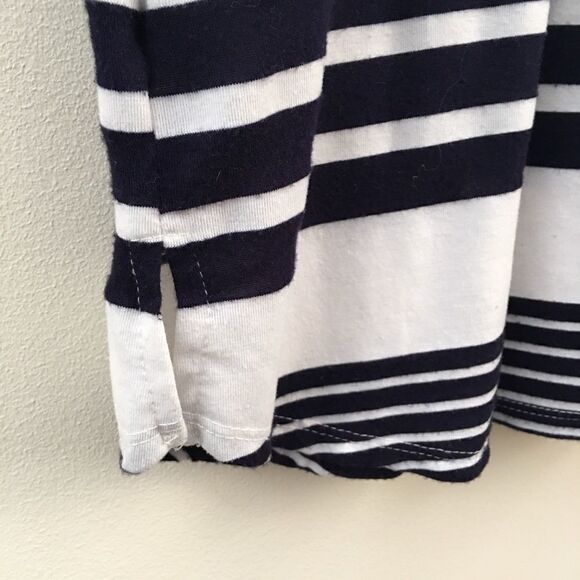 Saint Tropez West white & navy stripe dress with pockets | Small - Picture 6 of 7